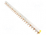 Busbar | Poles: 4 | Urated: 415V | 100A | No.of mod: 24 | Uinsul: 500V