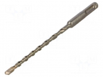 Drill bit | for concrete | &Oslash;: 6mm | L: 160mm | SDS-Plus&reg;