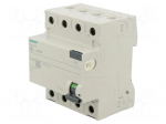RCD breaker | Inom: 63A | Ires: 30mA | Poles: 3+N | 230/400VAC | IP20