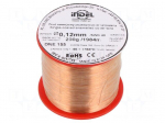 Coil wire | single coated enamelled | 0.12mm | 0.2kg | -65&divide;155&deg;C