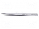 Tweezers | 130mm | Blade tip shape: flat | universal | tips serrated