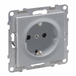SUNO 2P+E SOCKET SCHUKO STANDARD AUTO TERMINALS SHUTTERED ALUMINIUM