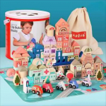 RoGer Wooden City 115pcs