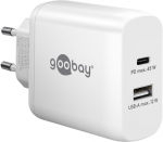 Goobay | USB-C PD Dual Fast Charger (45 W) | 65412 | N/A