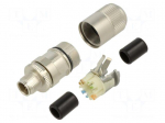 Connector: M12 | plug | PIN: 8 | male | straight | IP65,IP67 | IDC