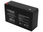 Patareisid, akusid ja laadijaid // Battery 12В, 6В, 4В pliihappega suletud AGM VRLA // 82-204# Akumulator żelowy  6v 15ah xtreme 151x94x51_4,8