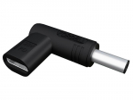 Patareid, akud, toiteplokid ja adapterid // Power supply unit / charger for laptop, tablet // 76-096# Adapter usb gniazdo usb-c-wtyk dc3,0/4,5 dell