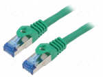 Patch cord | S/FTP | Cat: 6a | RJ45 plug,both sides | stranded | CCA | 5m
