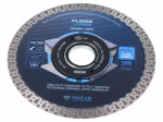 Cutting diamond wheel | &Oslash;: 125mm | Holder: assembly hole | 22.23mm