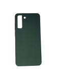 Back panel cover Evelatus Samsung Galaxy S21 FE Premium Soft Touch Silicone Case Green