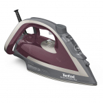 Iron TEFAL  FV6870E0 Steam Iron, 2800 W, Water tank capacity 270 ml, Continuous steam 40 g/min, Red/Grey