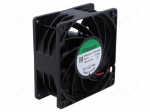 Fan: DC | axial | 12VDC | 92x92x38mm | 234.63m3/h | 68.5dBA | ball | 24AWG