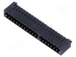 Connector: card edge | PIN: 40 | SMT | on PCBs | 1mm