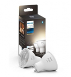 Philips Hue silti balta 4.2W GU10 gudrā spuldze 2P EU 929003666902 8720169230231