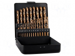 Drill set | for metal | high speed steel cobalt HSS-Co | steel