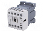 Contactor: 3-pole | NO x3 | Auxiliary contacts: NO | 24VDC | 9A | W: 45mm