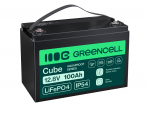 LiFePO4 100Ah 12.8V 1280Wh Lithium Iron Phosphate Battery for Photovoltaics, Caravan | GreenCell
