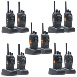Kit of 10 portable radio stations PNI PMR R40 PRO batteries, chargers and headphones included