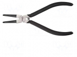 Pliers | for circlip | internal | 10&divide;25mm | Pliers len: 145mm | angular