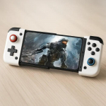 Mobile game controller GameSir X2 Type-C Android &mdash; wired clamp controller 173mm, White