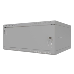 Stalflex R&auml;kkkapp 19" 4U  450mm  Metallist uks  Hall S-RC19-4U-450MG