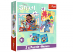 M&auml;nguala | PC | Konsoolid | Tarvikud // Harivad m&auml;nguasjad | Interaktiivsed | Loomingulised | Kunstilised // Puzzle + MEMOS - 2w1 (30,48) - Wesoły dzień Lilo and Stitch - Trefl 93585
