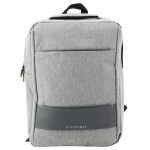 Plecak Miejski Biznesowy USB Przegroda Środkowa Szary 14L 40cm