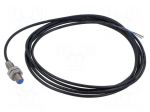 Sensor: inductive | OUT: 2-wire NO | 0&divide;2mm | 10&divide;30VDC | M8 | 2m | IP68