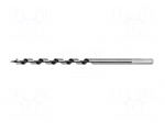 Drill bit | for wood | &Oslash;: 12mm | L: 250mm | alloy steel | 1pcs.