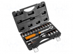 Wrench: torque | 240mm | 5&divide;25Nm | Holder: square | 1/4"