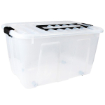 Tooted koju ja aeda // &Otilde;ues | Aiam&ouml;&ouml;bel // Pojemnik z k&oacute;łkami i rączką Plast Team HomeBox 86L