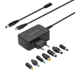 Uued tooted // Zasilacz uniwersalny Kruger&Matz 45W z funkcją Power Delivery 7 końc&oacute;wek