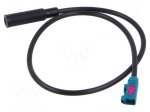 Cable | 500mm | DIN socket,Fakra female | straight