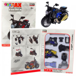 M&auml;nguala | PC | Konsoolid | Tarvikud // M&auml;nguasjad ja m&auml;ngud lastele // Motocykl Do Składania Skręcania Metal 1:14 DIY Niebieski