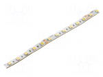 LED tape | white neutral | 5050 | LED/m: 60 | 10mm | white PCB | IP44