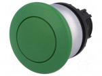 Switch: push-button | Stabl.pos: 1 | 22mm | green | Illumin: none | IP67