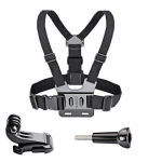 Camera accessory Hurtel Adjustable harness for a sports camera with a rotating tripod and a phone stand