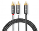 Cable Nedis 1x RCA - 2x RCA Subwoofer  3m