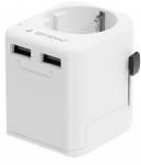 Adapteris Gembird Universal Travel Adapter 12W