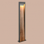 Trio Salmon LED pole lamp 60 cm wood/anthracite gaismeklis 446960135 4017807603736