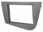 Radio mounting frame | Seat | 2 DIN | anthracite