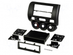 Radio mounting frame | Honda | 2 ISO | black