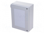 Enclosure: wall mounting | X: 300mm | Y: 400mm | Z: 155mm | BUS KX | steel