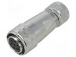 Connector: circular | plug | female | PIN: 7 | IP67 | SA20 | 8&divide;12mm | 10A