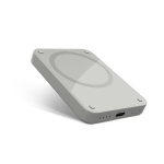 Epico 4200mAh magnetiline juhtmevaba akupank - helehall