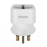 SAVIO AP-04 Travel Adapter EU - UK