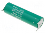 Battery: lithium | 3V | AA | 3pin | &Oslash;14.7x50mm | 2000mAh
