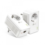 TP-Link TL-PA7017P KIT AV1000 Gigabit Passthrough Powerline Starter Kit Ethernet Adapter Kit