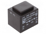 Transformer: encapsulated | 3VA | 230VAC | 18V | 167mA | Mounting: PCB