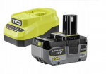 255327 RYOBI Akumulator 4Ah + Ładowarka RC18120A-140X